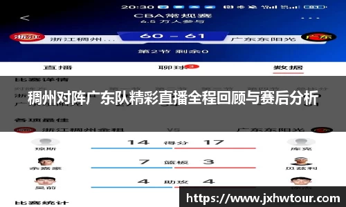 稠州对阵广东队精彩直播全程回顾与赛后分析